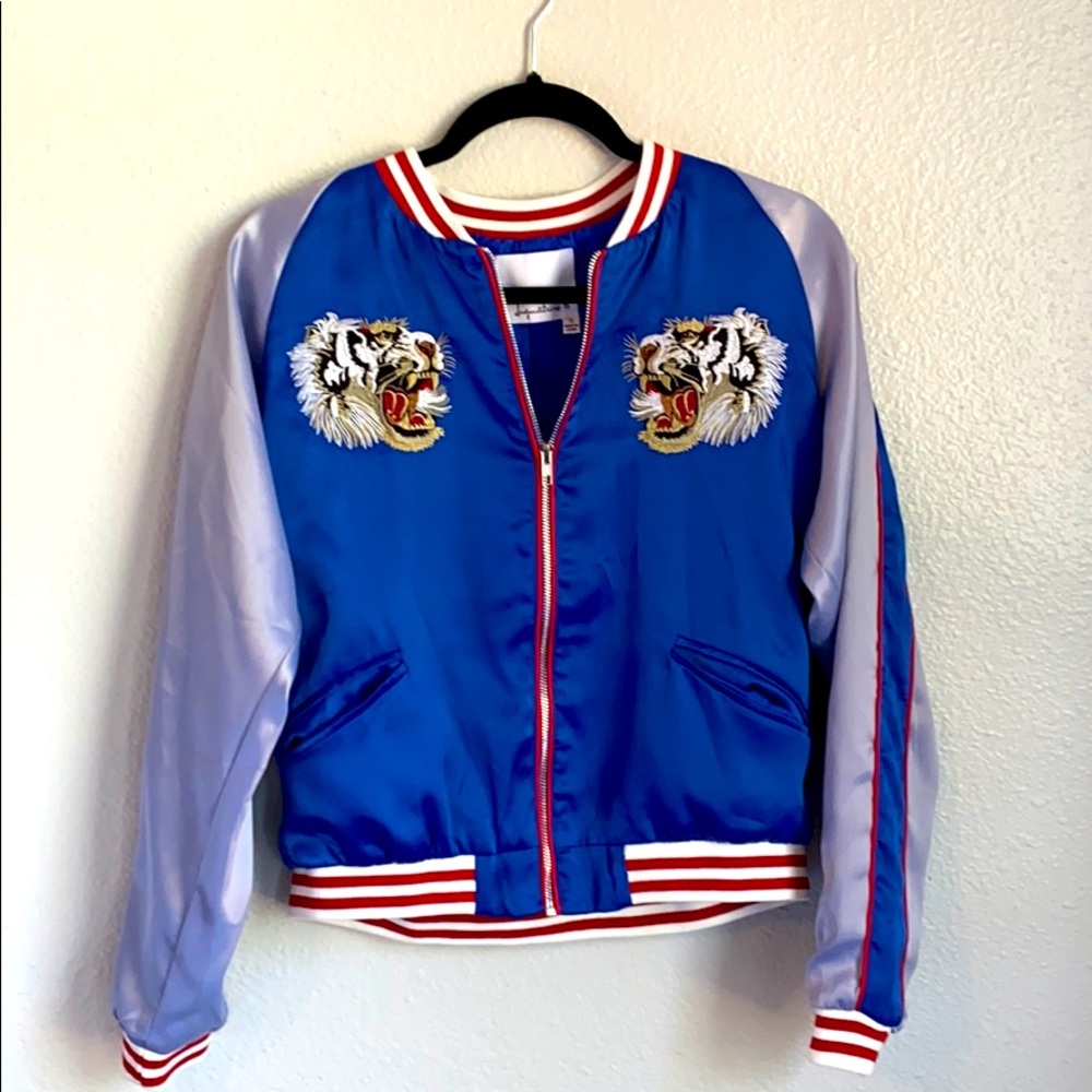 Satin Bomber jacket
